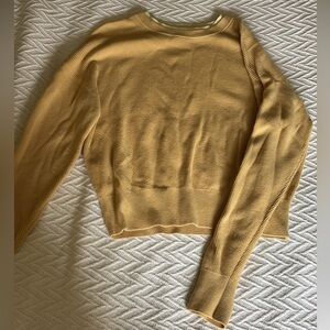 Yellow Ribbed Sweater